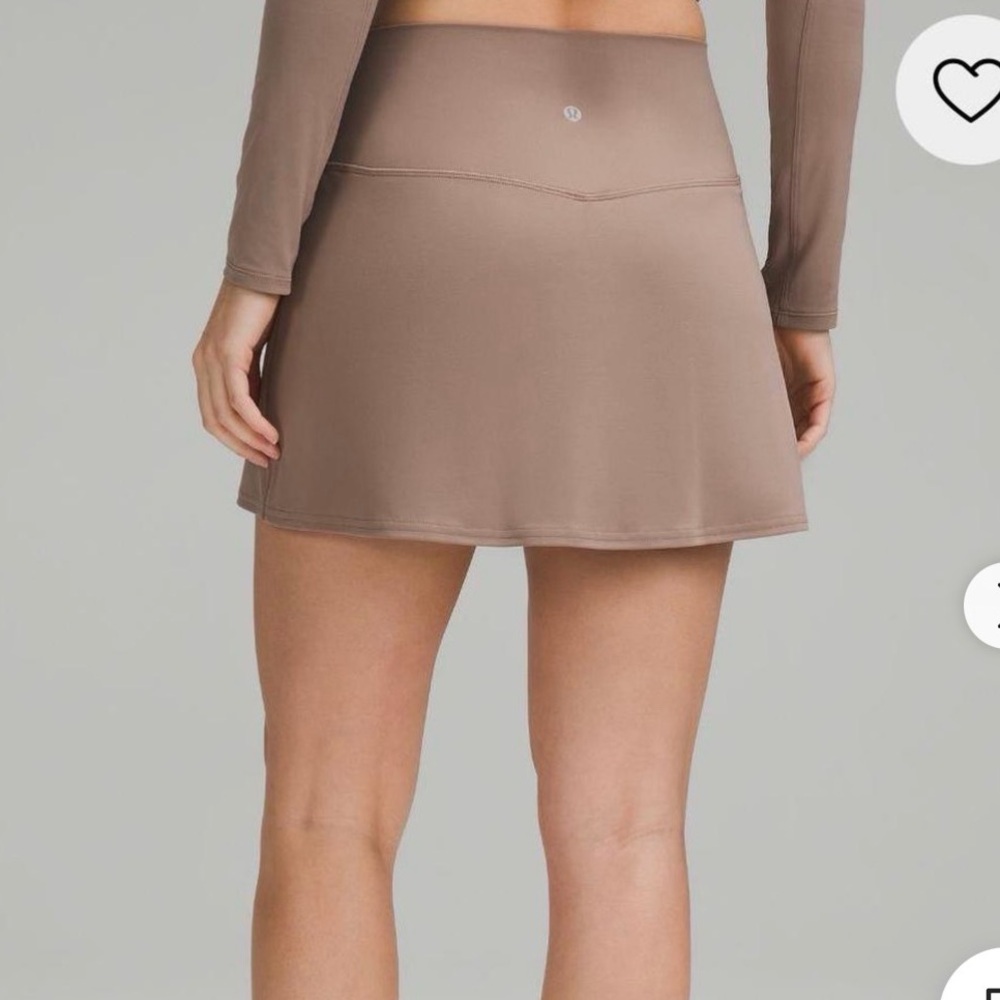 Lululemon SET Align Skort & Nulu Mesh-Back Baby Tee, Sz 2 SET - Picture 8 of 14